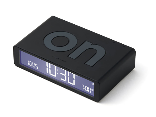 Часы настольные Flip Classic, черный