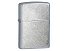 Зажигалка ZIPPO с покрытием Herringbone Sweep, латунь/сталь, серебристая, матовая, 38x13x57 мм