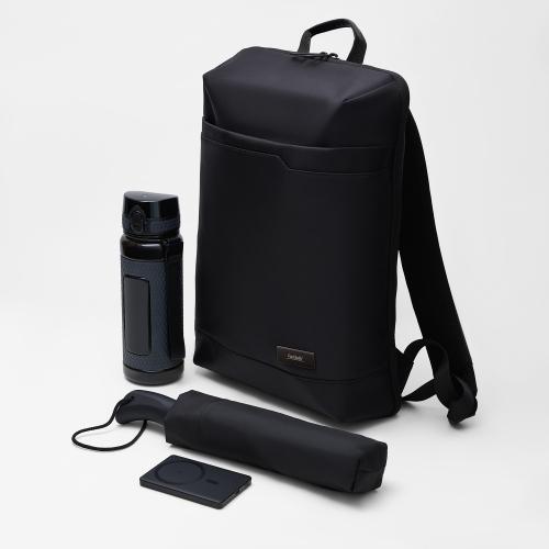 Подарочный набор Брамс Нео, Леванте, Вектор, Атлантис (Brams NEO, Levante, Vector, Atlantis), черный (рюкзак, зонт, бутылка, аккумулятор)