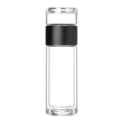 Бутылка стеклянная с двойными стенками Терсо (Terso), черная