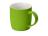 Кружка с покрытием soft-touch Dalgona, зеленое яблоко
