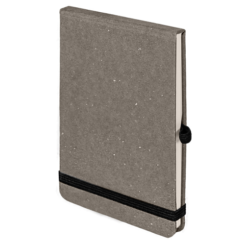 Блокнот MEMO, размер 90х140 мм, серый, блок в клетку, серый