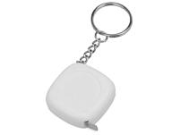 Брелок-рулетка 1м Block, белый Брелок-рулетка 1м Block, белый