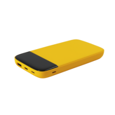 Внешний аккумулятор Bplanner Power 3 ST, софт-тач, 10000 mAh (Желтый)