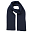 Шарф вязаный  WIND SCARF, темно-синий