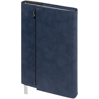 Ежедневник Grace на заказ, недатированный, темно-синий