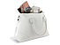 Сумка-шоппер BUGATTI Elsa, белая, воловья кожа/полиэстер, 46х11х31,5 см