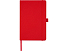 Блокнот Honua форматом A5 из переработанной бумаги с обложкой из переработанного ПЭТ, красный