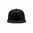 Бейсболка SNAP BACK, 6 клиньев, пластиковая застежка, черный