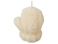 Свеча Рукавичка, молочный