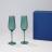 Подарочный набор 2 бокала для шампанского Капри (Capri) в синей коробке