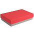Коробка подарочная CRAFT BOX размер 17,5 x 11,5 x 4 см, серый, красный