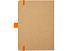 Блокнот Berk формата из переработанной бумаги, оранжевый