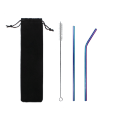 Набор многоразовых трубочек гальванических Оnlycofer Х black (спектр)