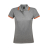 Поло женское PASADENA WOMEN 200, серый, оранжевый