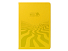 Бизнес-блокнот А5 C2 soft-touch, желтый, с УФ печатью