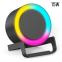 Беспроводная Bluetooth колонка U-Tone RGB c функцией беспроводной зарядки 15W, Черный.