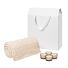 Подарочный набор Sento, Fado, бежевый (свечи, плед)