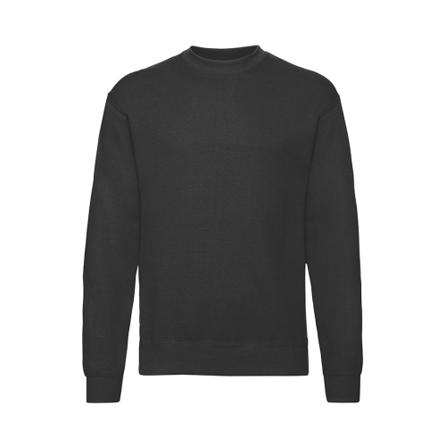 Свитшот с начесом CLASSIC SET-IN SWEAT 280, черный