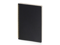 Бизнес тетрадь на гребне А4 Pragmatic, 100 листов в клетку, черный