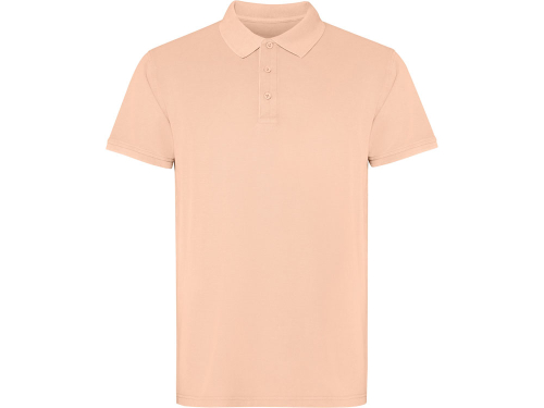 Рубашка поло Cobain унисекс, светло-абрикосовый выстиранный