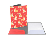 Папка для документов с возможностью полноцветной УФ-печати, софт-тач