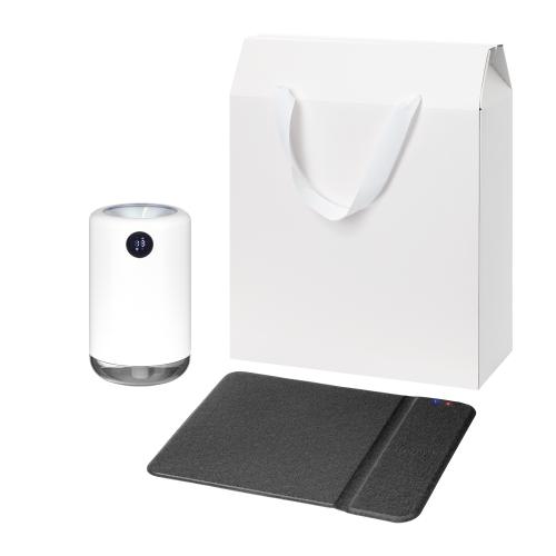 Подарочный набор Bliss, Ноnor, черный (увлажнитель воздуха, зарядное устройство)