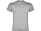 Футболка Teckel мужская, серый меланж