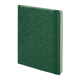 Бизнес-блокнот TABBY BIGGY, формат В5, в клетку, темно-зелёный