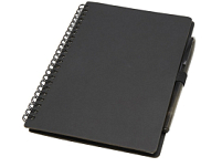 Slate многоразовый набор из блокнота в мягкой обложке и ручки - сплошной черный