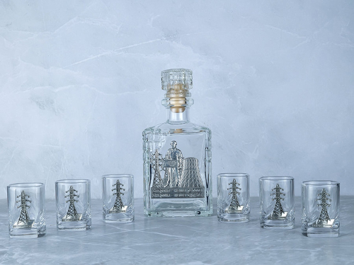 Набор со штофом ЭНЕРГЕТИКИ