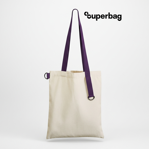 Шоппер Superbag (неокрашенный с фиолетовым)