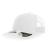Бейсболка BRYCE, 6 клиньев, пластиковая застежка, переработанный полиэстер, белый