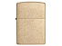 Зажигалка ZIPPO Armor™с покрытием Tumbled Brass, латунь/сталь, золотистая, матовая, 38x13x57 мм