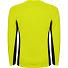 Спортивная футболка SHANGHAI L/S мужская, Флуоресцентный желтый/Черный