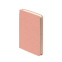 Ежедневник недатированный SALLY, A6, светло-розовый, кремовый блок в линейку, розовый