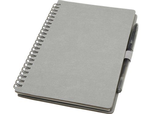 Slate многоразовый набор из блокнота в мягкой обложке и ручки - Серый