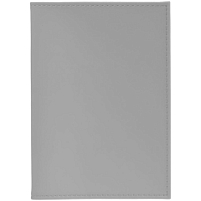 Обложка для паспорта Shall, серая Обложка для паспорта Shall, серая