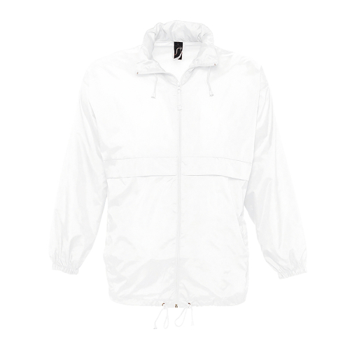 Ветровка водоотталкивающая унисекс SURF, белый