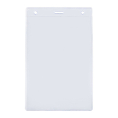 Карман для бейджа Lucid, вертикальный, из фактурного ПВХ