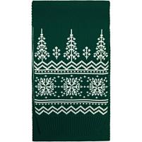 Шарф Elnik, зеленый с молочно-белым Шарф Elnik, зеленый с молочно-белым