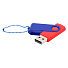 Флешка Designer To Go 2.0 USB 16Gb, Красный/Синий