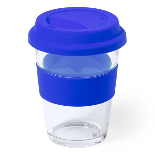 Стакан DURNOX с силиконовой крышкой, синий