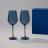 Подарочный набор 2 бокала для вина Тоскана (Toscana) в синей коробке