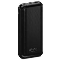Универсальный аккумулятор RPX20000, QC3.0, PD, TYPE C, емкость 20000 мАч, черный , черный