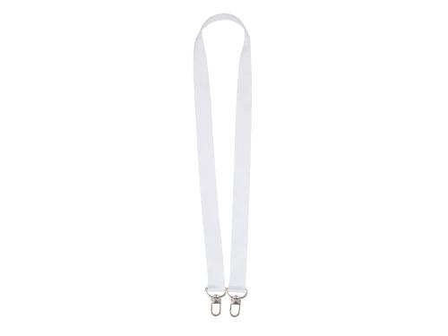 Ланъярд 2,5 см под сублимацию с 2-мя трендовыми карабинами