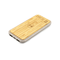 Внешний аккумулятор Tambuko с беспроводной зарядкой, Белый