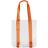 Шопер Clear Fest, прозрачный с оранжевыми ручками
