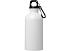 Одностенная бутылка для воды с карабином Oregon, изготовленная из нержавеющей стали, сертифицированной по стандарту RCS, объемом 400 мл - Белый
