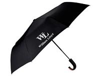 Зонт складной, цвет: черный